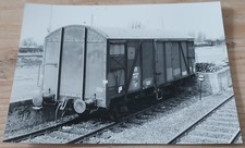 gro&szlig;es S/W FOTO G&Uuml;TER - WAGEN WAGGON K&Ouml;LN PORZ WAHN  1991