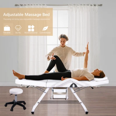 Silla de tatuaje de salón de masaje de metal Foto 3 de 4