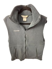 Columbia Sportswear Men's Small Blue Fleece Full Zip Vest