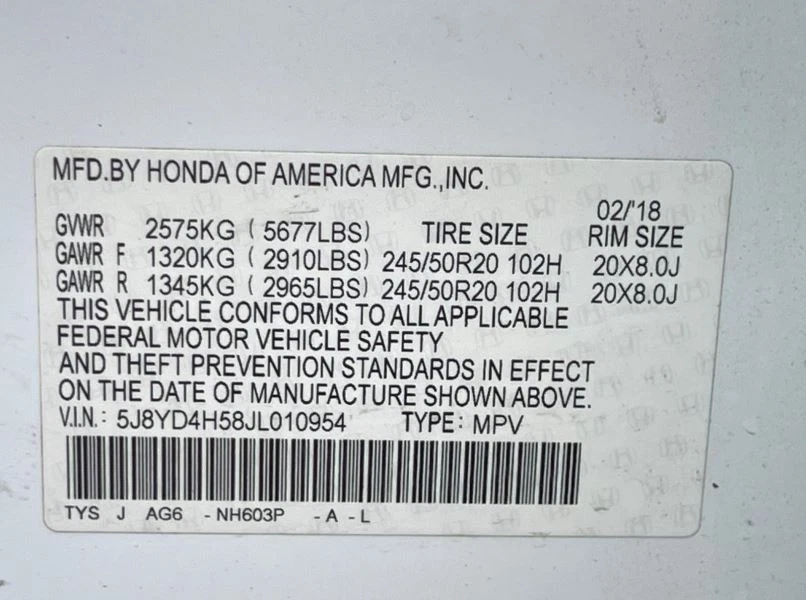 Silenciador Acura MDX 2016-2018 3,5 L AWD 127 K -tecnología - 56263 Foto 4 de 4