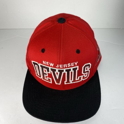New Jersey Devils Hat Cap Snap Back NJ NHL Hockey Mitchell Ness