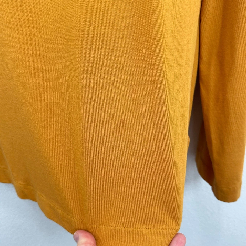 Camisa gráfica The North Face para hombre naranja dorada manga larga rododendro botánico Foto 4 de 4