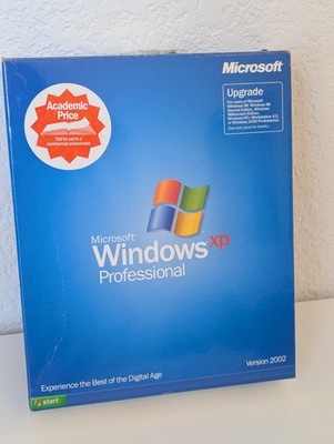 Microsoft Windows XP Professional Upgrade 2002 Complete CIB w/ Product Key 