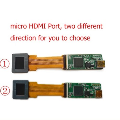 1280x960 Mini Display Module 0.5Inch OLED Micro Viewfinders HDMI Input Signal