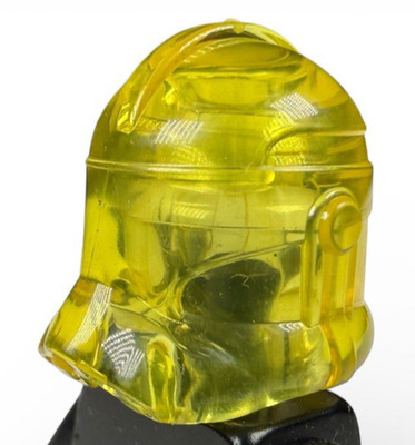 Lego Star Wars Unreleased Monochrome Prototype Trans Yellow P2 Clone Helmet