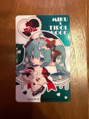 Hatsune Miku Tirol Choco Tirol Miku Clear Card