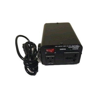 500 Watt Voltage Transformer Step Up Down Converter 110V to 220V (US Outlet)