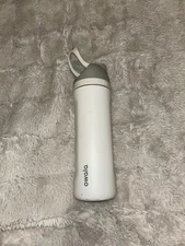 Owala FreeSip Stainless Steel Water Bottle White/Gray, 24oz (710ml)