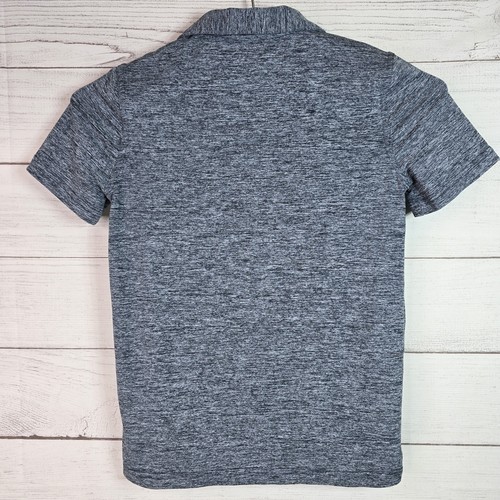Tommy Bahama Active Boys Gray Polo Short Sleeve Shirt Size Medium 7/8 Stretch - Picture 6 of 9
