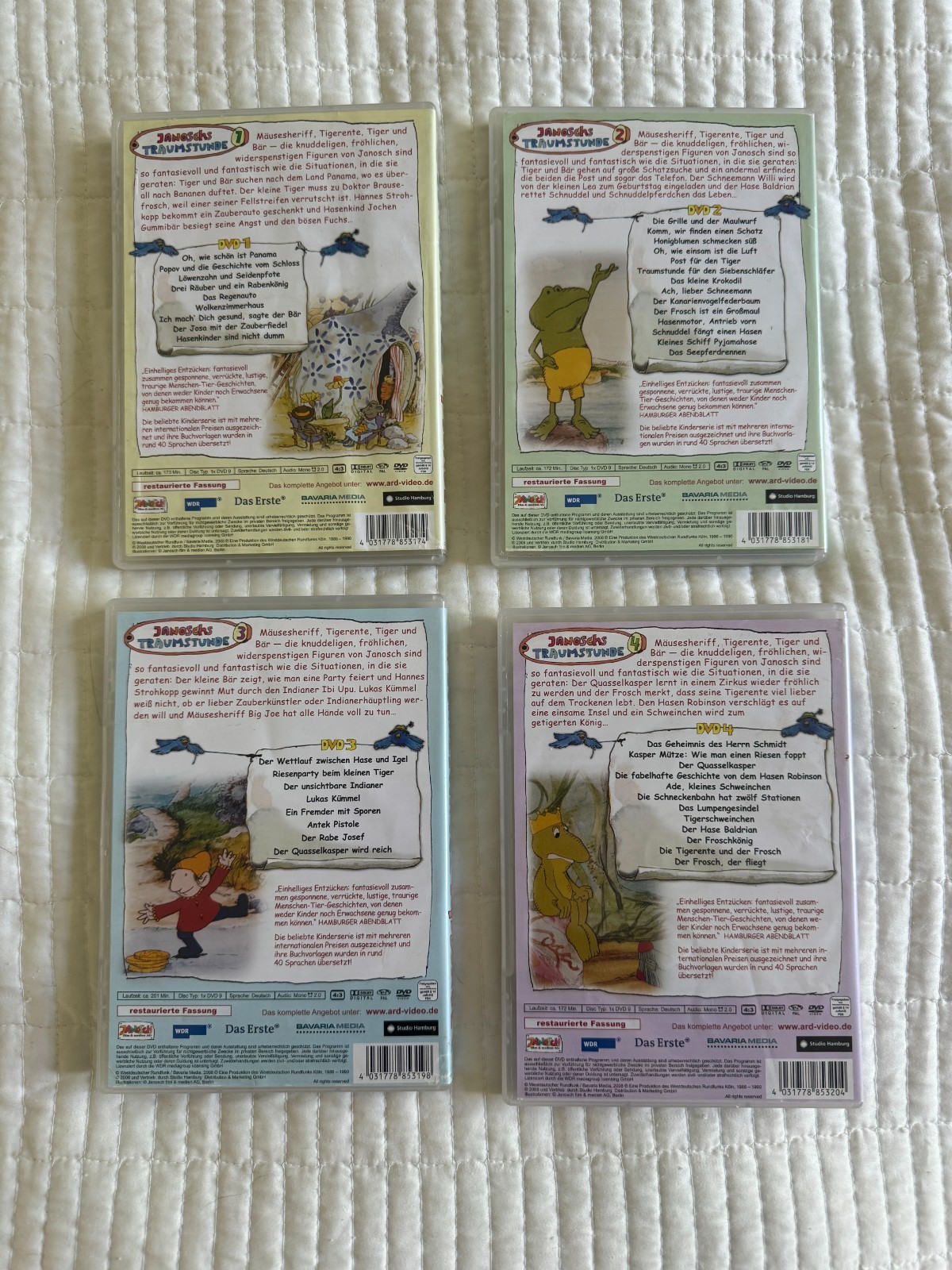 Janoschs Traumstunde Complete 4 DVD Set | Classic German Children's Animation image 7