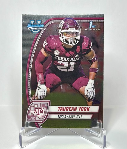 2024 Bowman U Chrome Texas A&M Lot Reed, York, Owens Pink Lava Refractors🔥📈 - Bild 12 von 12