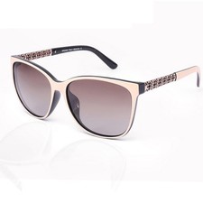 Lunettes de soleil polaris��es ��l��gantes miroir �� m��moire de forme pour femm
