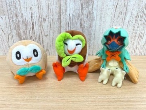 Pokemon Sitting Cuties Plush Rowlet Dartrix Decidueye Stuffe