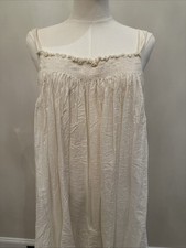 Magnolia Pearl Cotton Yellow White Seer Sucker Slip Dress from Love Collection