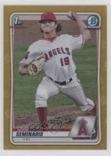 2020 Bowman Draft Chrome Gold Refractor 14/50 Adam Seminaris #BD-163 02pq
