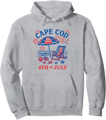 Cape Cod The Ultimate Vacation 4th of July US Unisex Hooded Sweatshirt