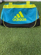 adidas Gym duffle bag Neon yellow/Blue/Black ...