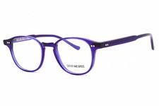 Cutler and Gross CG1312 004 Purple 47mm Eyeglasses New Authentic