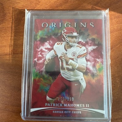 Partick Mahomes II 2021 Panini Origins Red Parallel 160/299 Kansas City Chiefs