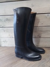 Black Kent Mustang Furioso Long Riding Boots Size UK 6 1/2 EU 40 CAL 3281