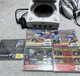 Sega Dreamcast Sonic Adventure Grandia 2 Skies Of Arcadia Cable VMU 6 Game Con X