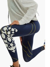 NWT FP Movement Leggings Never Better Free People Graphic SZ Small R/ 118