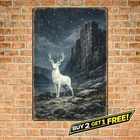 Ghost Wall Decor 8x12 Inch Vintage Tin Metal Sign Halloween Home Art
