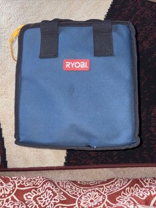 Ryobi Compact Tool Bag Blue Yellow Zipper Carry Case For Cordless Tools Durable
