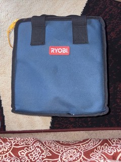 Ryobi Compact Tool Bag Blue Yellow Zipper Carry Case For Cordless Tools Durable