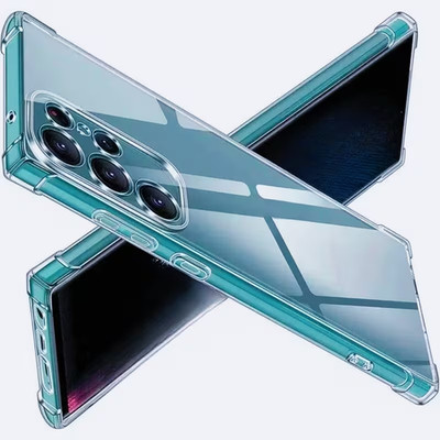 Anti Drop Clear Shockproof Case für Samsung A06 A07 S24 S25 S25 S26 Plus & Ultra