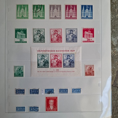 Germany (British und American Zone) 1945/49 old collection stamps MLH - Picture 8 of 9
