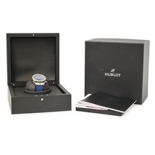 HUBLOT Big Bang Unico Titanium Blue 421.NX.5170.RX Men's Automatic Watch #HD169 7