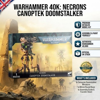 Necrons Canoptek Doomstalker 40K Model - Classic Battle Theme, Portable Design