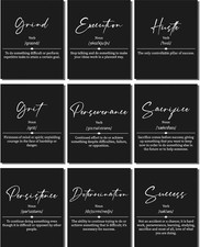 Inspirational Wall Art Set 9 Motivational Quotes 8X10 Inch Prints For Office ...