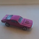 Hot Wheels Custom Mustang Ford 1988 Pink Diecast Car Vintage Series Redline