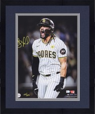 Framed Fernando Tatis Jr. Padres Signed 16x20 Unleashed Spotlight Photo LE 25/25