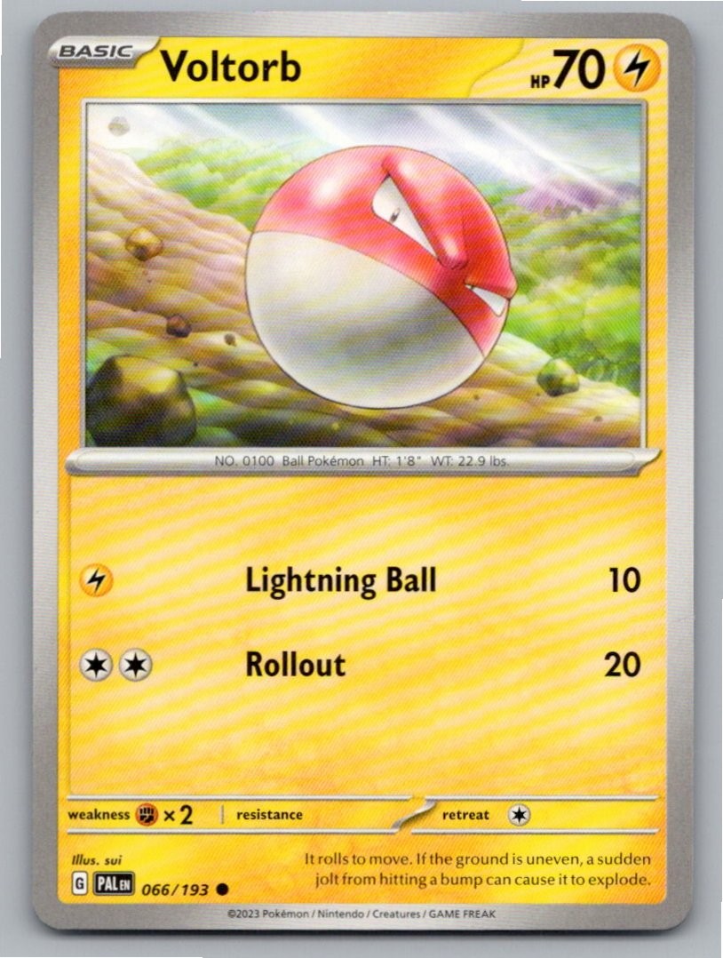 2023 POKEMON VOLTORB PALDEA EVOLVED 066/193 COMMON NM A34673 FREE S&H