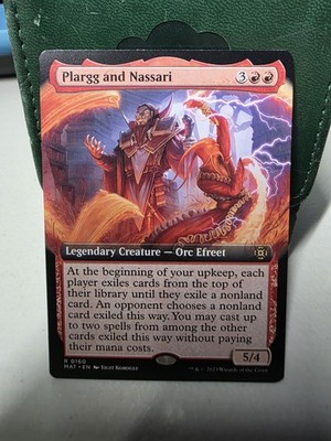 MTG Plargg and Nassari  Extended Art- March of the Machine: The Aftermath NM