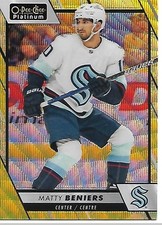 2023-24 O-Pee-Chee Platinum Neon Yellow Surge Hockey - Select Your Card