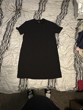 Forever 21 Size Small Black Classy Short Cocktail Shift Mini Dress Preppy