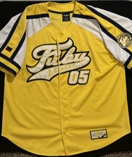 Vintage FUBU 05 Official Sports Champions League Button Baseball XXL Jersey