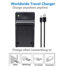 D-Li109 D Li109 DLi109 Battery Charger for Pentax K-70 K70 K-50 K50 K-30 K30