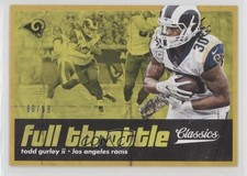 2018 Panini Classics Full Throttle Gold 80/99 Todd Gurley II #13 0f8