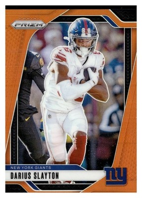 2024 Panini Prizm #214 Darius Slayton Orange #/249 GIANTS F2