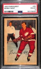 1953 Parkhurst #45 Benny Woit  PSA 4 VGEX C95305