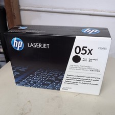 Genuine HP 05X CE505X Black High Yield LaserJet Toner Cartridge, Factory Sealed
