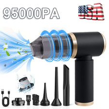 Mini 4 in 1 Upgrade Car Vacuum Cleaner Air Blower Wireless Handheld Rechargeable