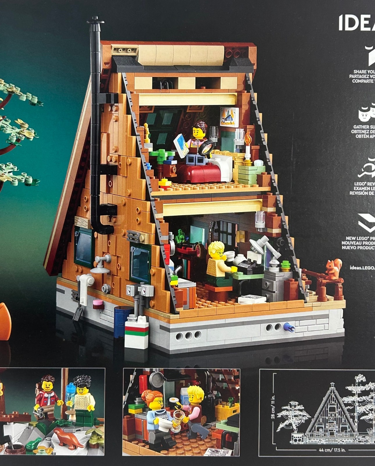 Lego Ideas 21338- A-Frame Cabin - New / Factory Sealed / Retired | eBay