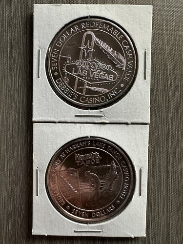 7 Debbie Reynolds And Harrahs Tahoe Silver Strikes 999 Fine Silver Ebay 