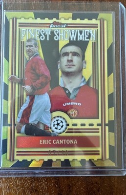 2026 Topps Finest - Eric Cantona - 07/10 Jersey Num - Finest Showmen - Man Utd